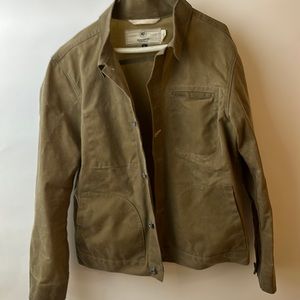 COPY - This is a waxed canvas jacket. I wore it once and love it. I grew out pf